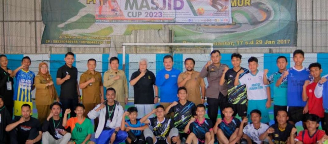 AFK Gelar Turnamen Futsal Remaja Masjid Cup 2023 Resmi Dibuka Wali Kota Siantar